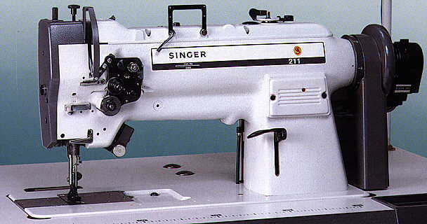 The Singer “Vibrating Shuttle” sewing machine